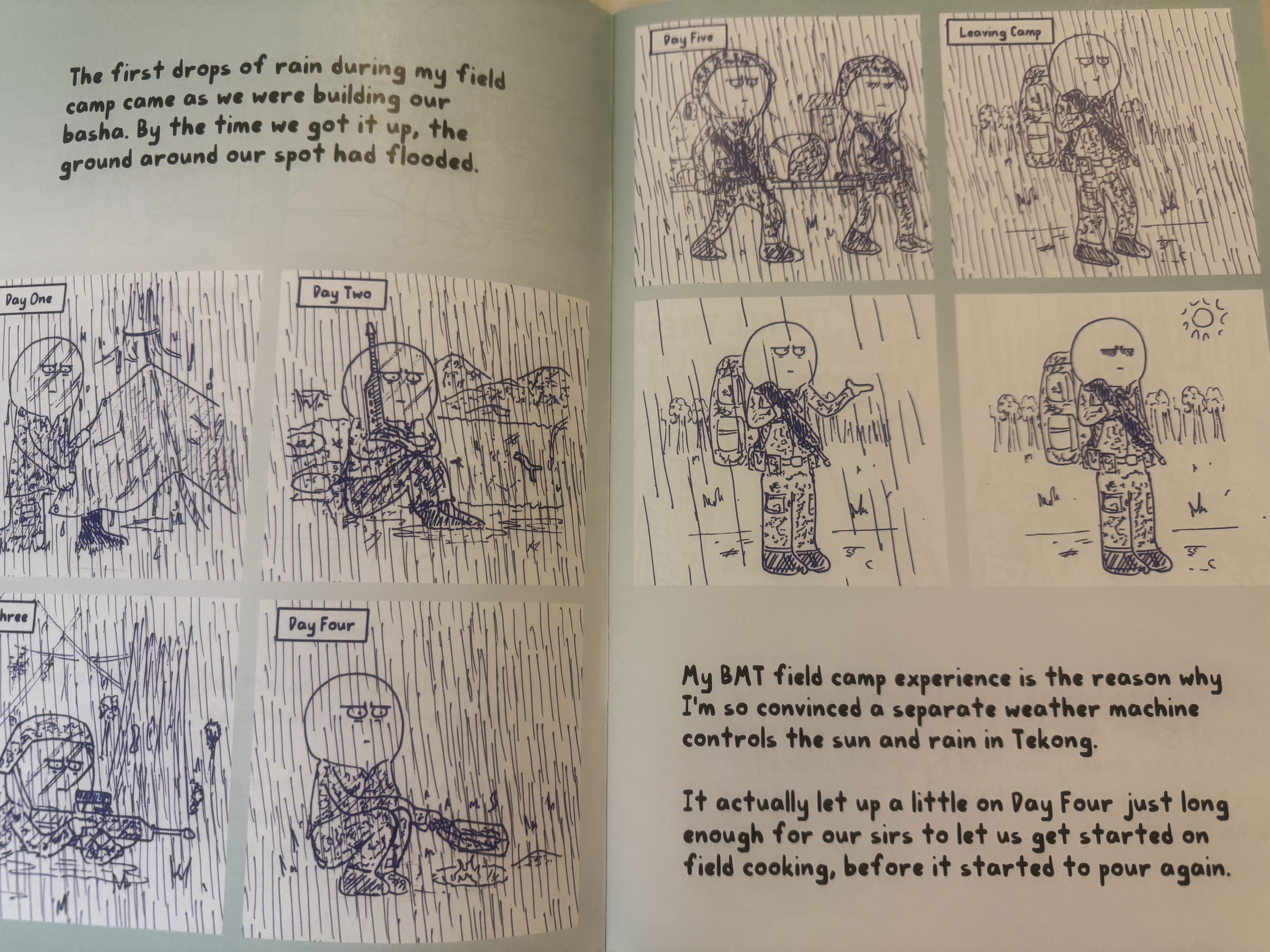 Tekong Weather Control Comic, courtesy of Unemployed Doodles